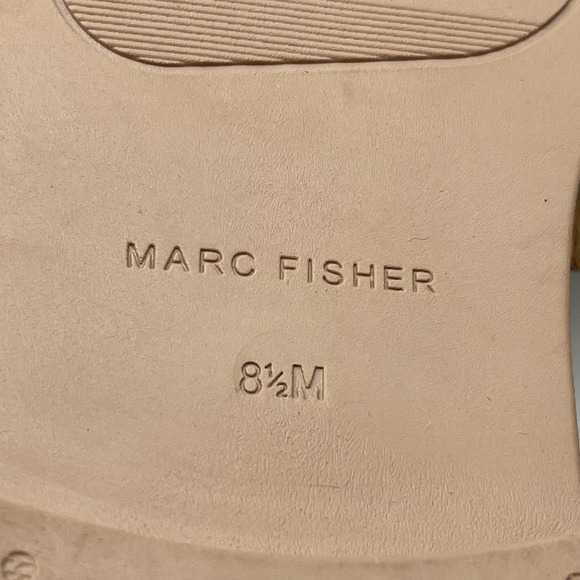 Marc Fisher Babbea Womens Chunky Sole Slip On Chain Platform Shoes Loafers 8.5 M - Picture 7 of 9